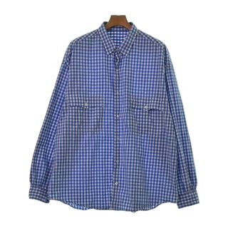 ポータークラシック(PORTER CLASSIC)のPORTER CLASSIC カジュアルシャツ XXL 青x赤x白(チェック) 【古着】【中古】(シャツ)