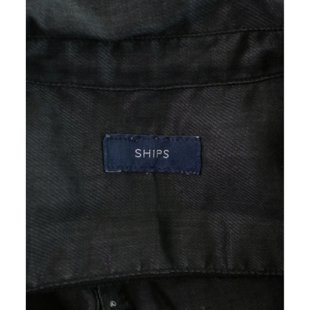 SHIPS(シップス)のSHIPS シップス ブラウス F 黒 【古着】【中古】 レディースのトップス(シャツ/ブラウス(長袖/七分))の商品写真