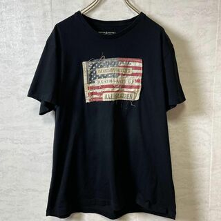 ラルフローレン(Ralph Lauren)のデニムサプライラルフローレン　オーバーサイズＸＬ　黒ブラック半袖Ｔシャツ　古着(Tシャツ/カットソー(半袖/袖なし))