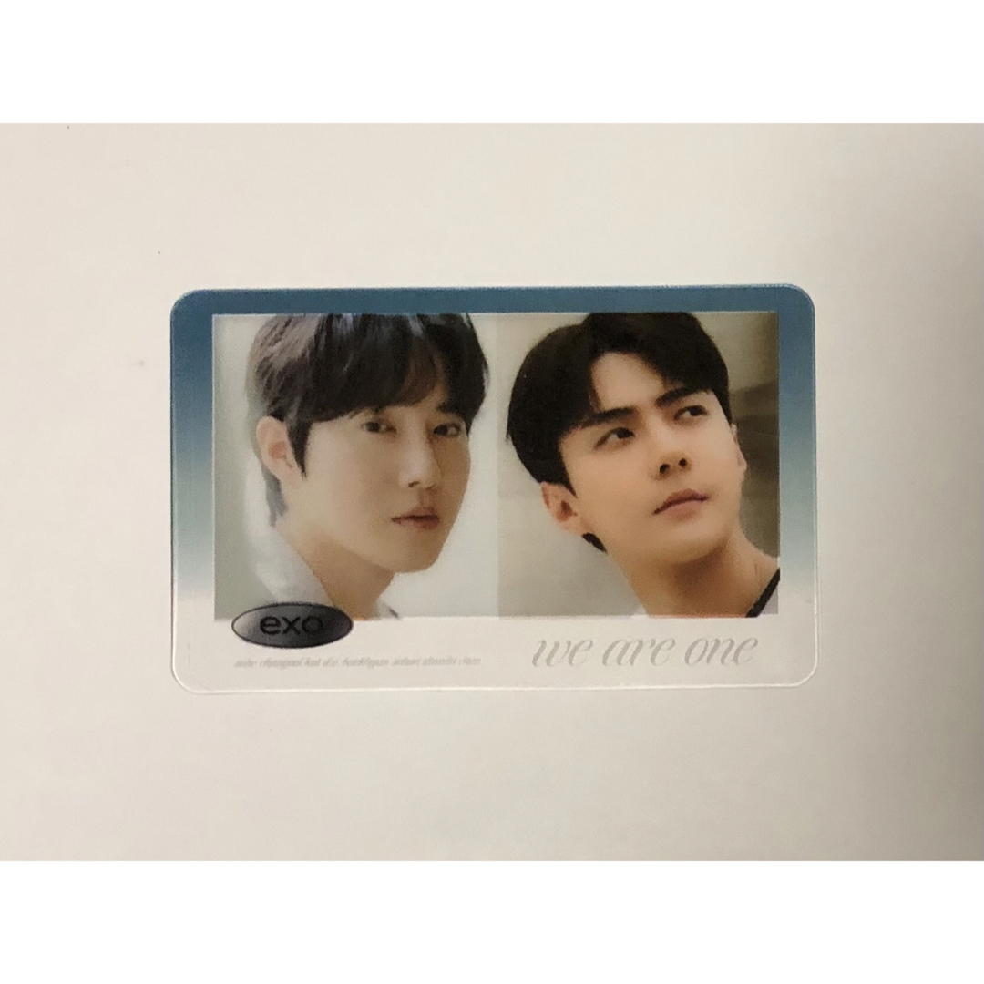 EXO スホ　セフン　透明 フォトカード  エンタメ/ホビーのタレントグッズ(アイドルグッズ)の商品写真