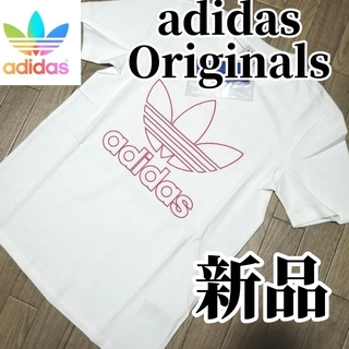 オリジナルス(Originals（adidas）)の【大人気残りわずか】新品　アディダス　オリジナルス　レディース　Tシャツ　L(Tシャツ(半袖/袖なし))