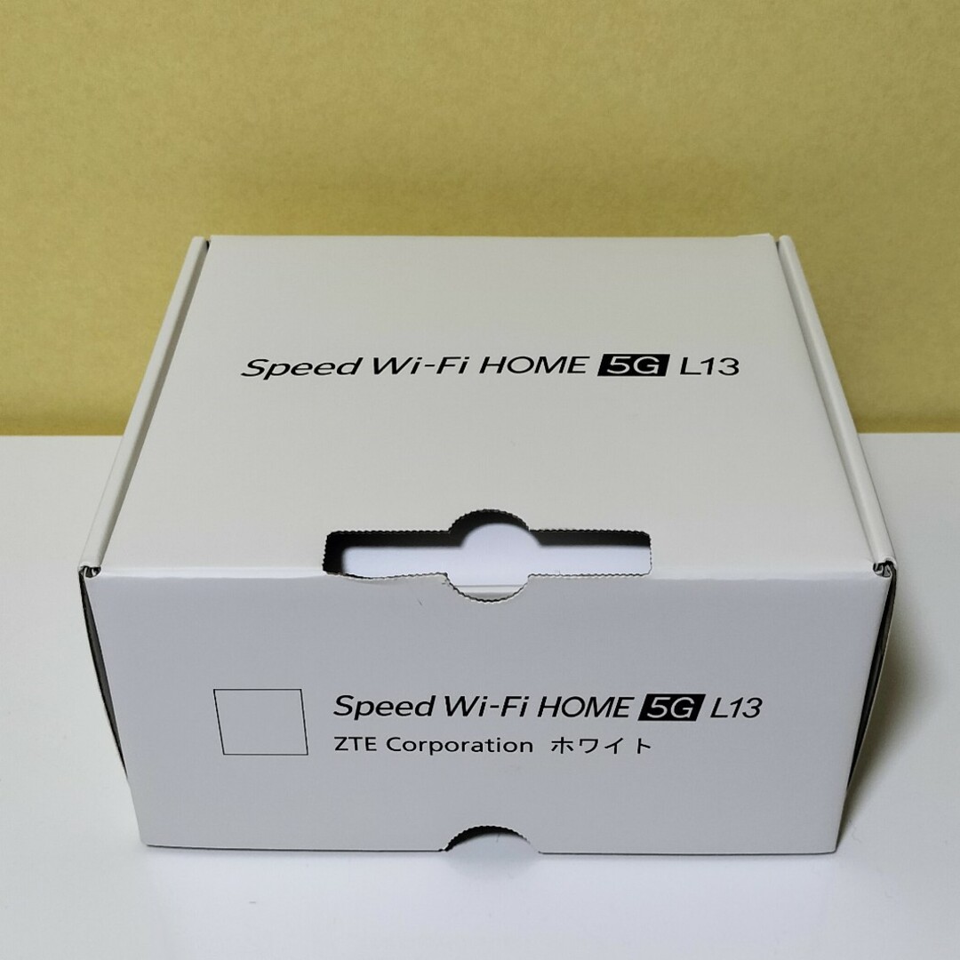 Speed Wi-Fi Home 5G L13 ZTR02 スマホ/家電/カメラのPC/タブレット(PC周辺機器)の商品写真