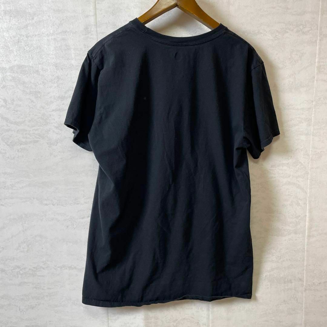 NHL　アイスホッケー　半袖Ｔシャツ　黒ブラック　オーバーサイズＬ　メンズ　古着 メンズのトップス(Tシャツ/カットソー(半袖/袖なし))の商品写真