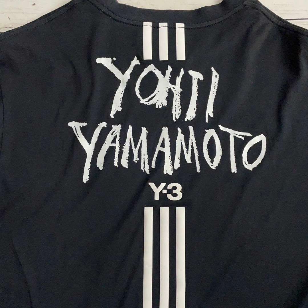 Y-3(ワイスリー)の9354【即完売モデル】Y-3☆バックプリント定番カラーtシャツ　入手困難 メンズのトップス(Tシャツ/カットソー(半袖/袖なし))の商品写真