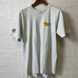 メイドインUSA　シングルステッチ　ビンテージＴシャツ　両面カレッジロゴ　古着(Tシャツ/カットソー(半袖/袖なし))
