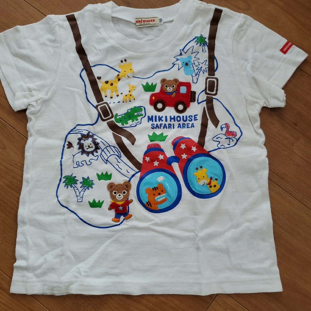 mikihouse(ミキハウス)の半袖Tシャツ　110 キッズ/ベビー/マタニティのキッズ服男の子用(90cm~)(Tシャツ/カットソー)の商品写真