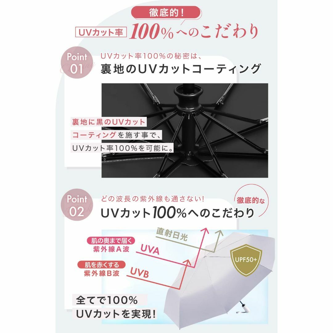 【色: クラシックグレー】【現役皮膚科医監修】 完全遮光 UVカット率100%認 レディースのファッション小物(その他)の商品写真