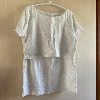 スウィートマミー(SWEET MOMMY)のスウィートマミー　半袖　Tシャツ　産前　マタニティ　産後　授乳服　白　ホワイト(マタニティトップス)