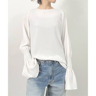 アパルトモンドゥーズィエムクラス(L'Appartement DEUXIEME CLASSE)の新品未使用⭐︎L'Appartement Shirring Blouse(シャツ/ブラウス(長袖/七分))