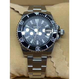 SEIKO mod nh35ムーブメント　限定黒樺　カスタム　新品(腕時計(アナログ))