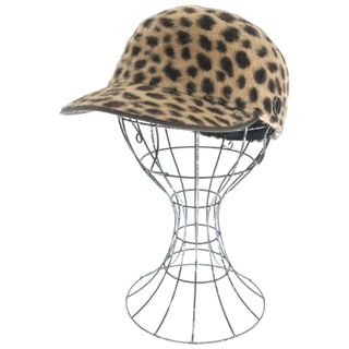 Chapeau d' O キャップ 57 ベージュxこげ茶系(豹柄) 【古着】【中古】