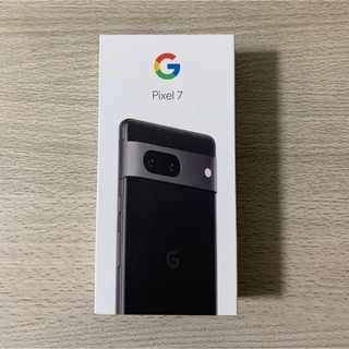 グーグルピクセル(Google Pixel)の新品 Google Pixel 7 obsidian ブラック simフリー(スマートフォン本体)
