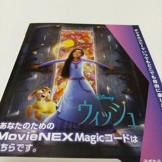 ディズニー(Disney)のウィッシュマジックコード の用紙(外国映画)