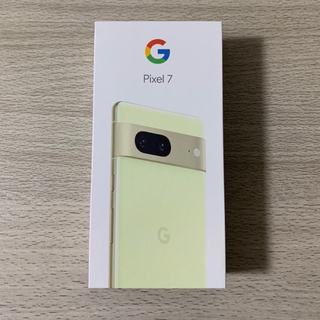 グーグルピクセル(Google Pixel)の新品 Google pixel 7 レモングラス 128gb au simフリー(スマートフォン本体)