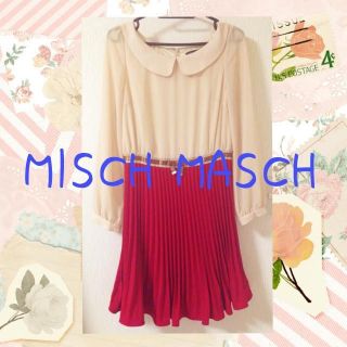 ミッシュマッシュ(MISCH MASCH)のミッシュマッシュ♡プリーツワンピ♡(ひざ丈ワンピース)