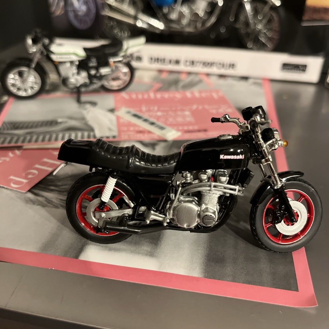 kawasaki  750FX エフエックス バイク ミニカー  黒 エンタメ/ホビーのおもちゃ/ぬいぐるみ(ミニカー)の商品写真