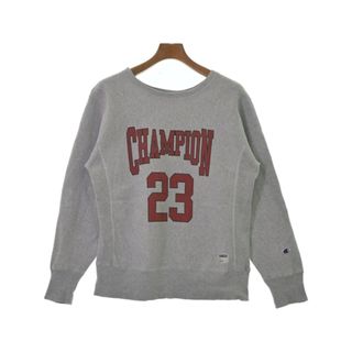 チャンピオン(Champion)のCHAMPION チャンピオン スウェット S グレー 【古着】【中古】(スウェット)