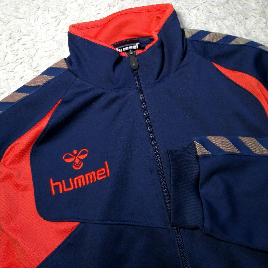 hummel(ヒュンメル)の★hummel ヒュンメル★トレーニングウェア L 人気オレンジロゴ 刺繍 メンズのジャケット/アウター(その他)の商品写真