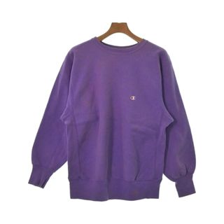 チャンピオン(Champion)のCHAMPION チャンピオン スウェット L 紫 【古着】【中古】(スウェット)