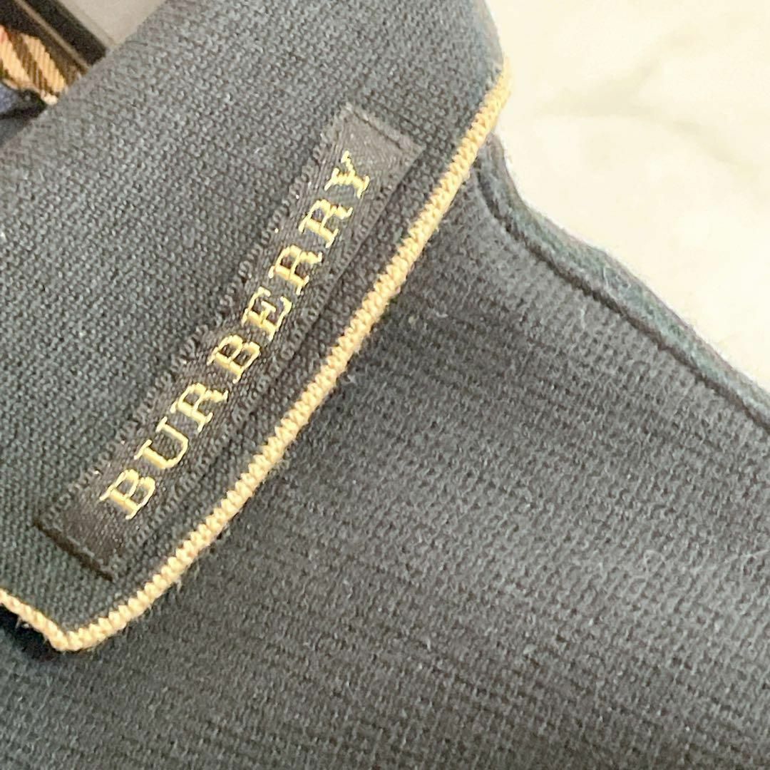 BURBERRY(バーバリー)の꧁バーバリーゴルフ꧂ニット　プルオーバー　襟ロゴ刺繍　コットン　ノバチェック　M スポーツ/アウトドアのゴルフ(ウエア)の商品写真