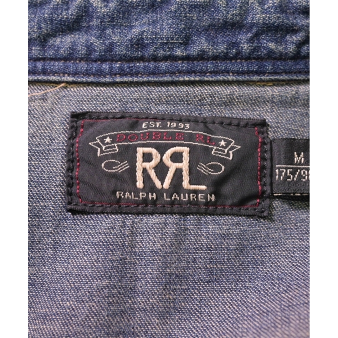 RRL(ダブルアールエル)のRRL ダブルアールエル カジュアルシャツ M 青系 【古着】【中古】 メンズのトップス(シャツ)の商品写真