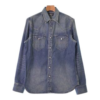 RRL ダブルアールエル カジュアルシャツ M 青系 【古着】【中古】