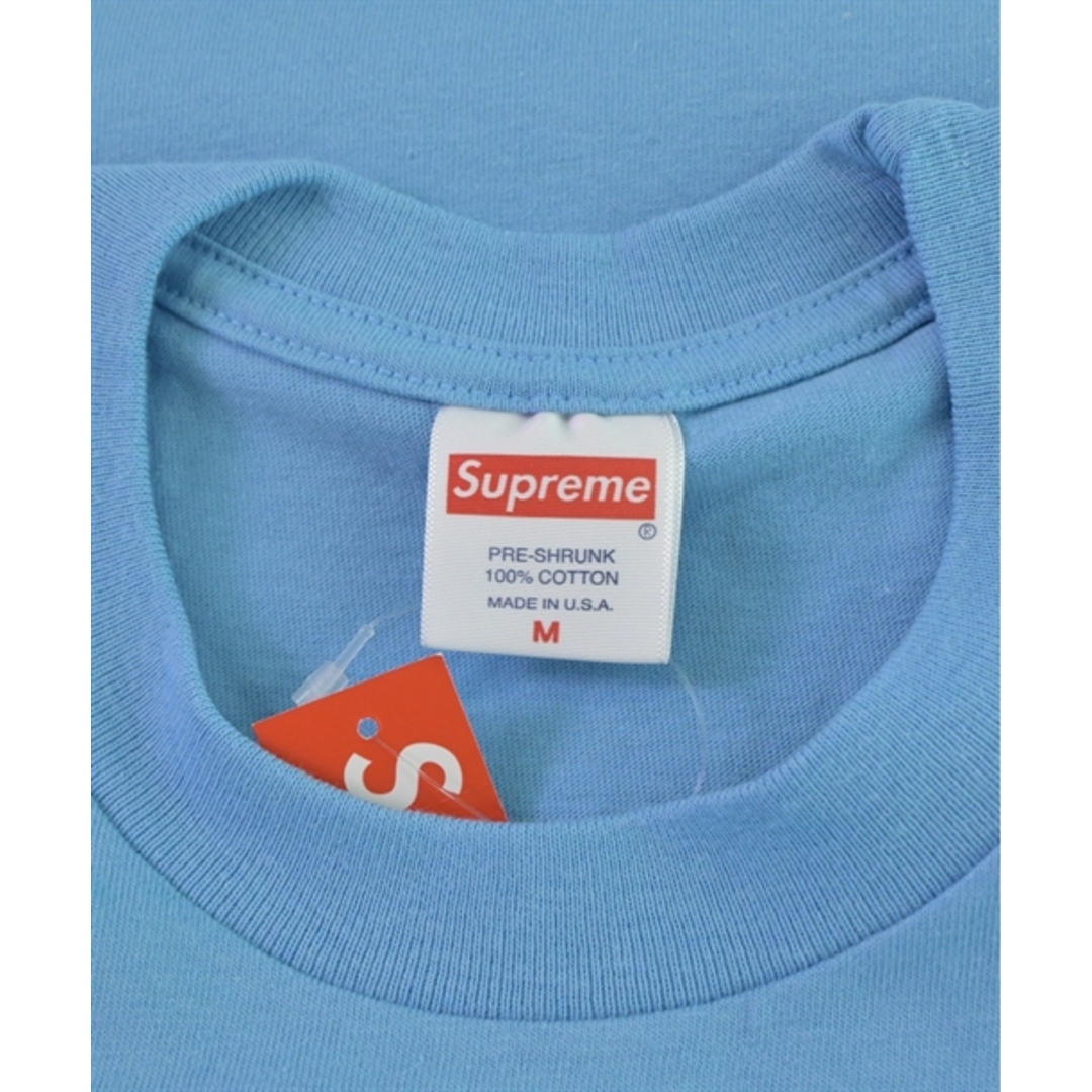 Supreme(シュプリーム)のSupreme シュプリーム Tシャツ・カットソー M 水色系 【古着】【中古】 メンズのトップス(Tシャツ/カットソー(半袖/袖なし))の商品写真