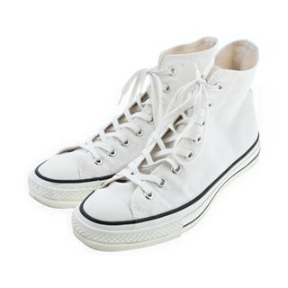 コンバース(CONVERSE)のCONVERSE コンバース スニーカー UK8 1/2(27cm位) 白 【古着】【中古】(スニーカー)