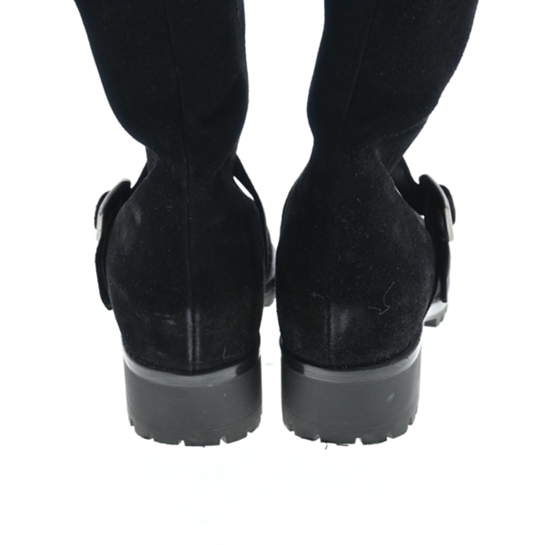 miumiu(ミュウミュウ)のMiu Miu ミュウミュウ ブーツ EU37 1/2(24cm位) 黒 【古着】【中古】 レディースの靴/シューズ(ブーツ)の商品写真