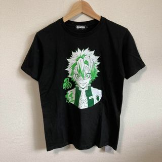 バンダイ(BANDAI)のBANDAI 鬼滅の刃　Tシャツ プリント　風柱　不死川実弥　ブラック　黒　S(Tシャツ/カットソー(半袖/袖なし))