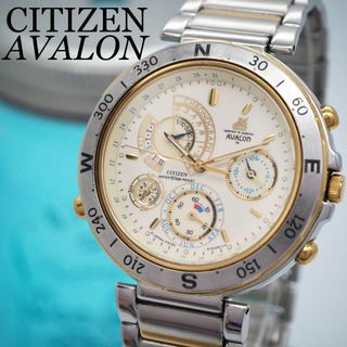 シチズン(CITIZEN)の618 CITIZEN シチズン時計　アヴァロン　アバロン　メンズ　クロノグラフ(腕時計(アナログ))