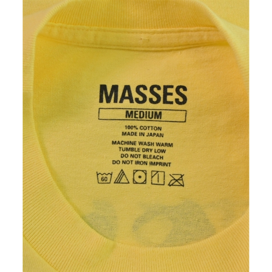 MASSES マシス Tシャツ・カットソー M 黄x水色xピンク等 【古着】【中古】 メンズのトップス(Tシャツ/カットソー(半袖/袖なし))の商品写真