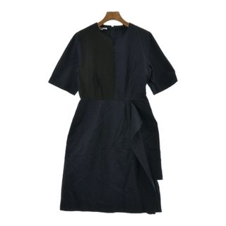 ステラマッカートニー(Stella McCartney)のSTELLA McCARTNEY ワンピース 42(M位) 紺x黒 【古着】【中古】(ひざ丈ワンピース)