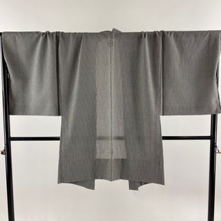 男着物 身丈94cm 裄丈75.5cm 正絹 美品 逸品 【中古】(着物)