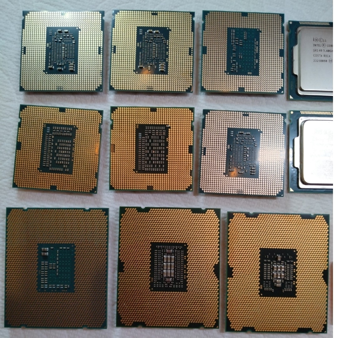 みね様専用　CPU 11枚セット スマホ/家電/カメラのPC/タブレット(PCパーツ)の商品写真