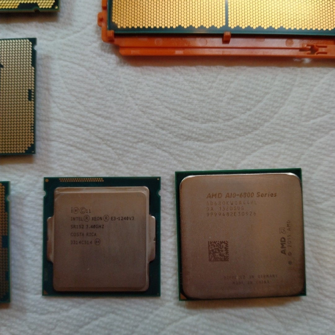 みね様専用　CPU 11枚セット スマホ/家電/カメラのPC/タブレット(PCパーツ)の商品写真
