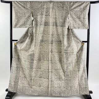 小紋 身丈164.5cm 裄丈65.5cm 正絹 秀品 【中古】(着物)