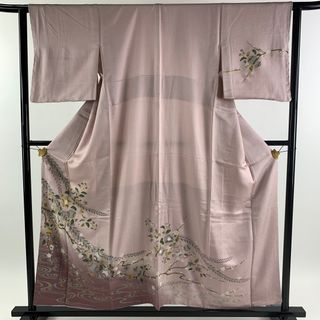 訪問着 身丈155.5cm 裄丈62.5cm 正絹 美品 秀品 【中古】(着物)