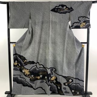 訪問着 身丈159.5cm 裄丈66cm 正絹 秀品 【中古】(着物)