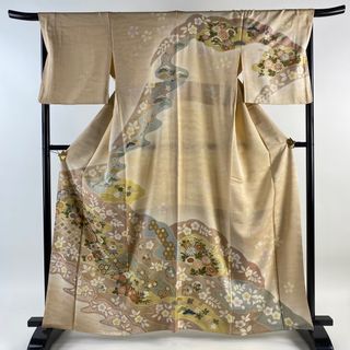 訪問着 身丈162cm 裄丈66cm 正絹 秀品 【中古】(着物)