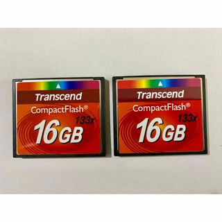 トランセンド(Transcend)の【2個】トランセンド 16GB コンパクトフラッシュ 2個セット 133倍速 (その他)