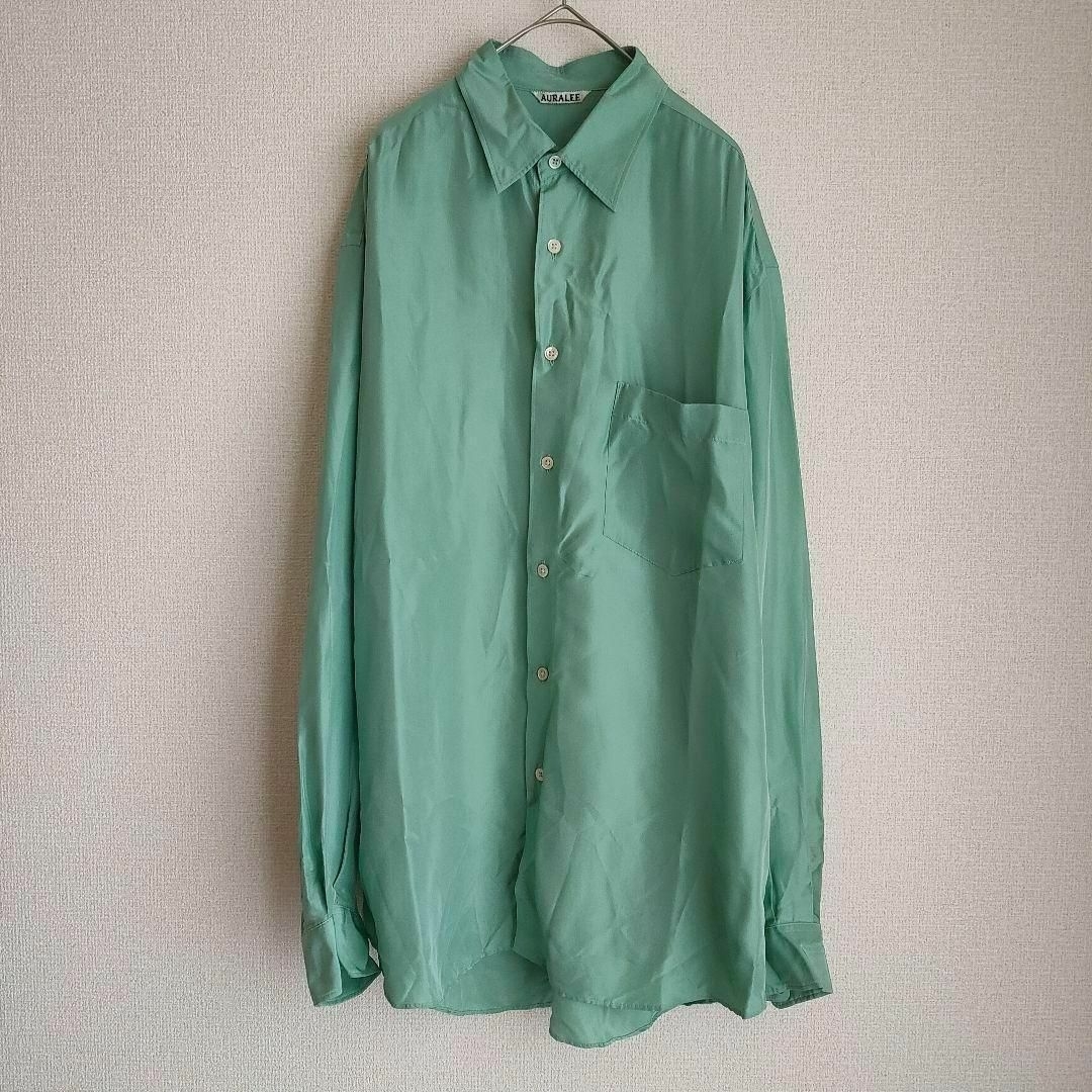 AURALEE(オーラリー)のAURALEE LIGHT SILK SHIRTS メンズのトップス(シャツ)の商品写真