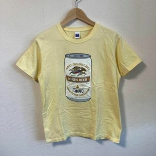 KIRIN 麒麟　ビール　酒　Tシャツ プリント　イエロー　黄色　M メンズ(Tシャツ/カットソー(半袖/袖なし))