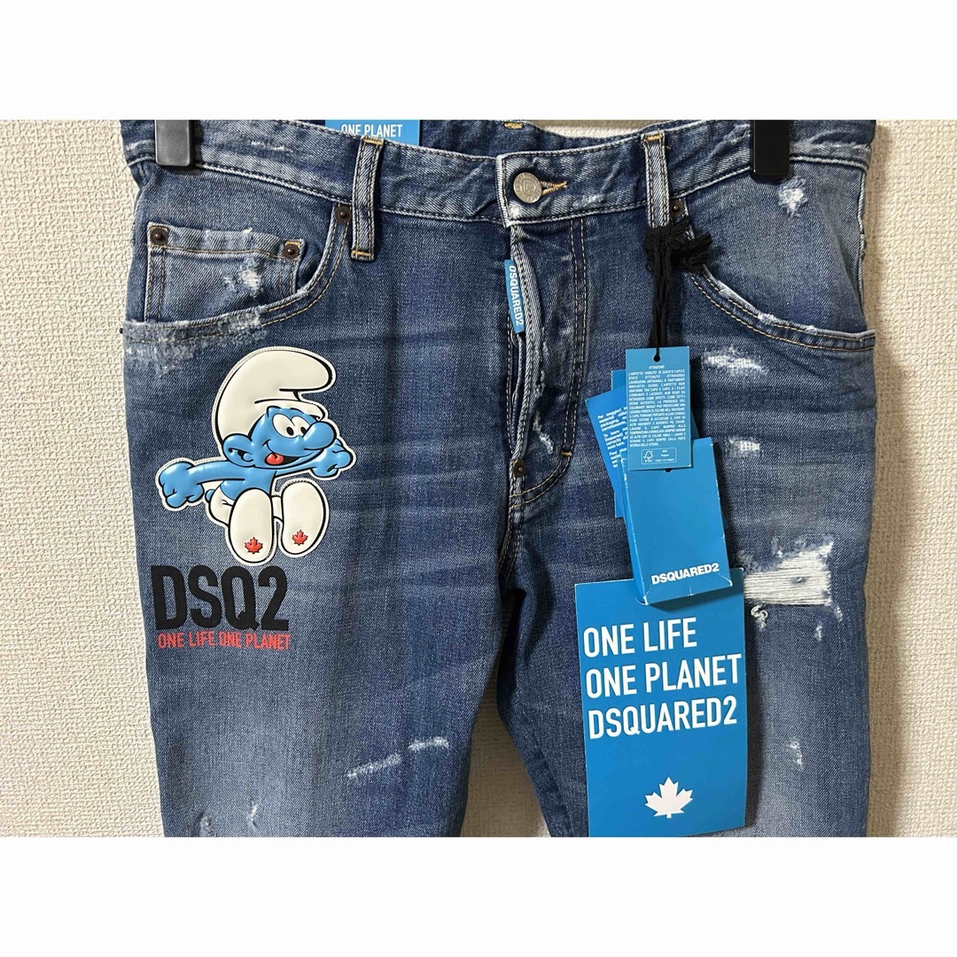 DSQUARED2(ディースクエアード)の2023SS DSQUARED2 × The Smurfs SKATER 48 メンズのパンツ(デニム/ジーンズ)の商品写真