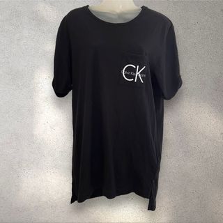 Calvin Klein　JEANS　半袖Tシャツ　黒　CK　シーケー