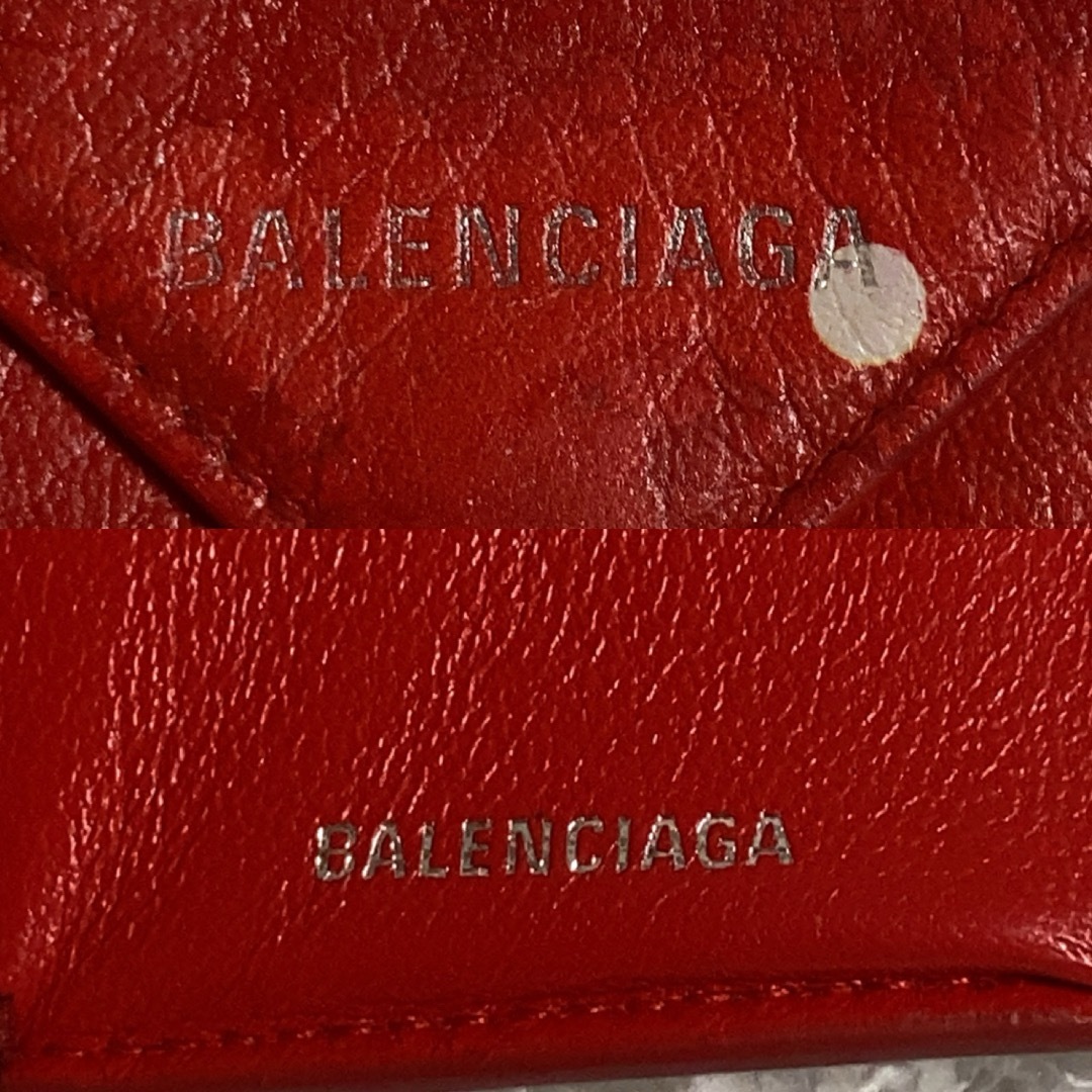 Balenciaga(バレンシアガ)の希少！BALENCIAGA 三つ折り財布 ペーパーミニ バレンタイン限定 ハート レディースのファッション小物(財布)の商品写真