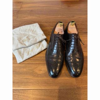 サントーニ(Santoni)の【中古】サントーニ ブラウン ウィングチップ 7(ドレス/ビジネス)