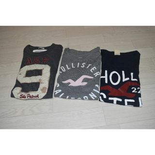 ホリスター(Hollister)のアバクロ・ホリスター Tシャツ 3枚セット　S(Tシャツ(半袖/袖なし))