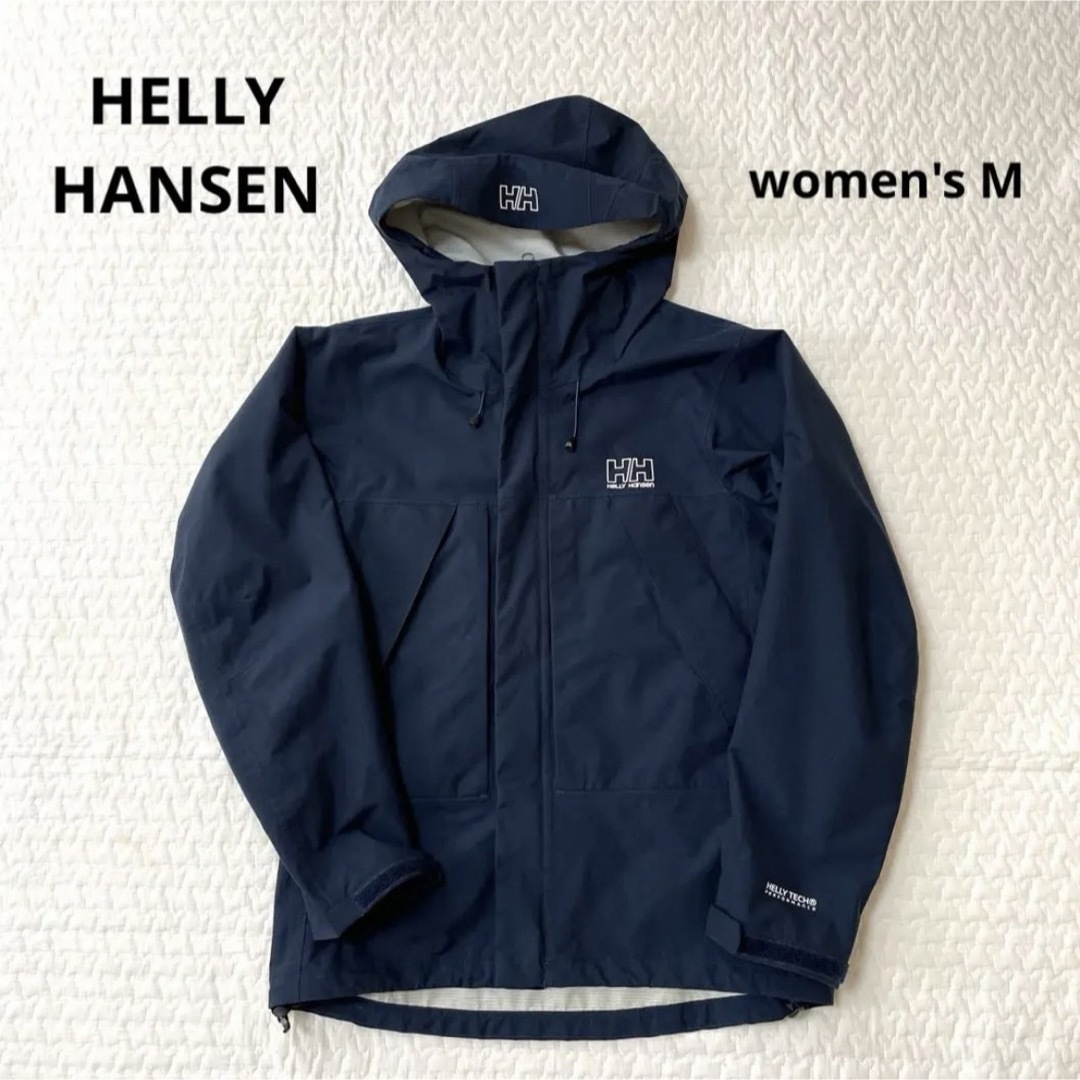 HELLY HANSEN(ヘリーハンセン)のヘリーハンセン　レインウェア　スカンザライトジャケット　ブルー　レディースM レディースのジャケット/アウター(その他)の商品写真