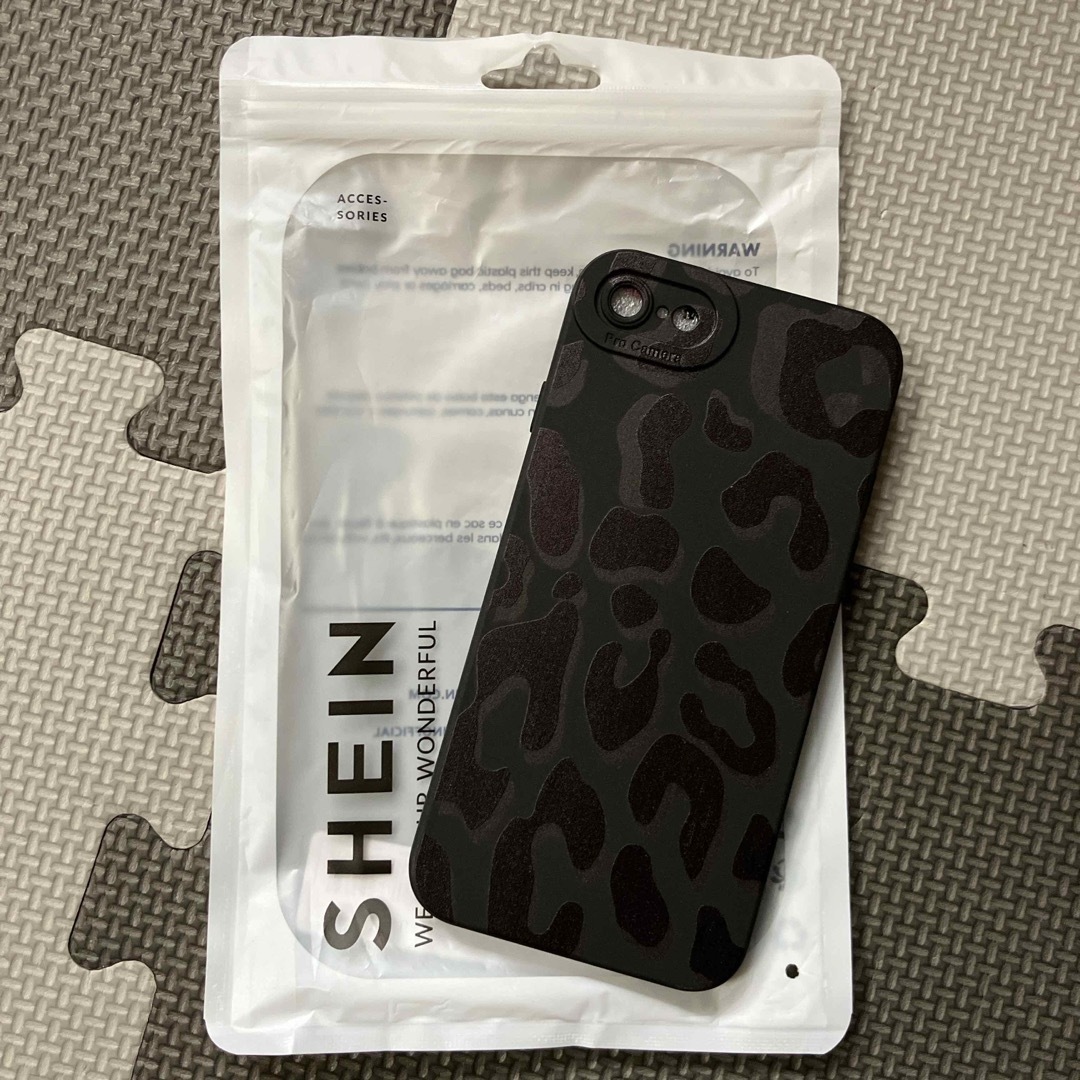 SHEIN(シーイン)の未使用 SHEINレオパードスマホケース (iPhone7/8/ＳＥ2) スマホ/家電/カメラのスマホアクセサリー(iPhoneケース)の商品写真